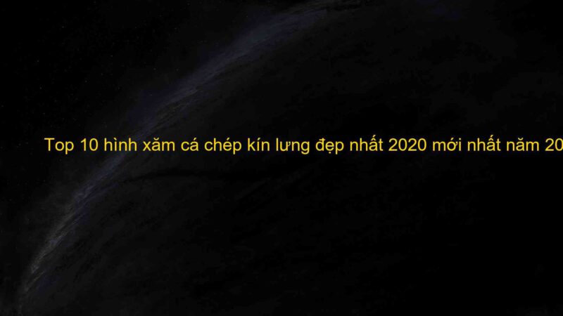 Top 10 hình xăm cá chép kín lưng đẹp nhất 2020 mới nhất năm 2022