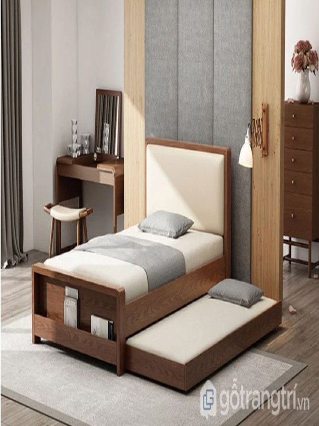 15 mẫu giường gỗ đẹp nhìn là thích, nằm là mê | Gỗ Trang Trí