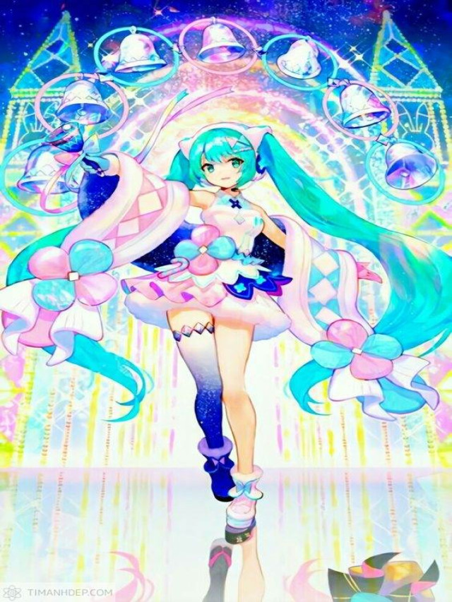 Ảnh Hatsune Miku chibi, hình Hatsune Miku anime cute