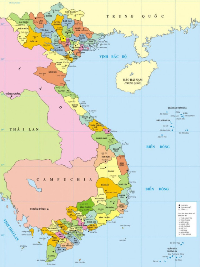 Bán bản đồ Việt Nam khổ lớn 20 mẫu lựa chọn | Bản Đồ Mặt Trời Đỏ