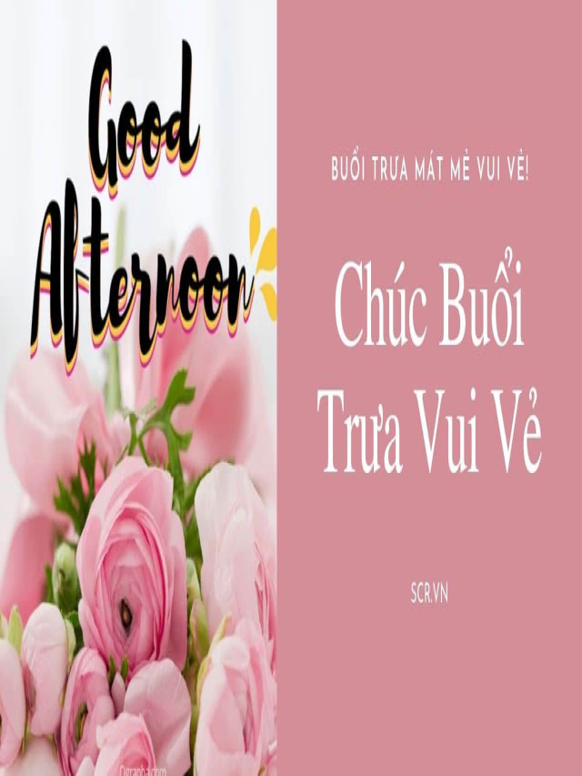 Chúc Buổi Trưa Vui Vẻ ❤️ 1001 Lời Chúc Ngọt Ngào Nhất