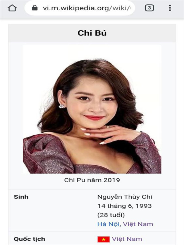 Đang yên đang lành, Chi Pu bất ngờ bị đổi nghệ danh thô tục trên Wikipedia