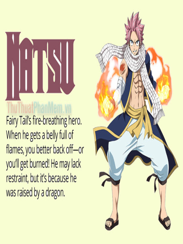 Hình ảnh Natsu Dragneel đẹp nhất