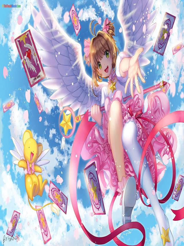 Hình ảnh Sakura – thủ lĩnh thẻ bài xinh đẹp và đáng yêu