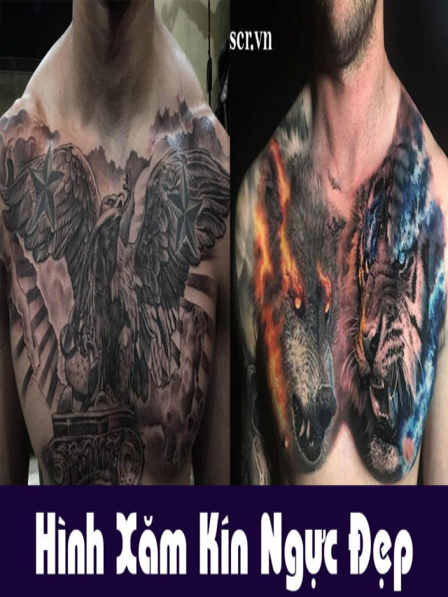 Hình Xăm Kín Ngực Đẹp ❤️ Tattoo Full Ngực Nam Nữ Chất