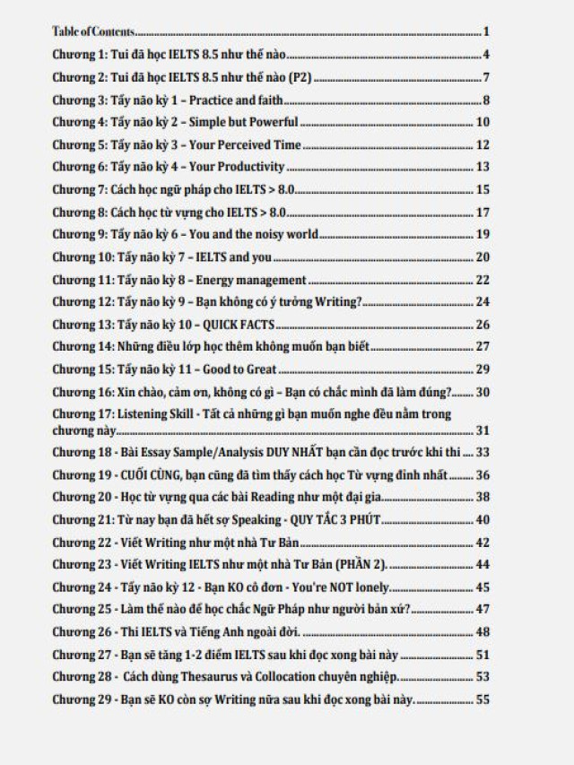 IELTS Handbook Kiên Tran’S hướng dẫn tự học IELTS 8.5 – [DOWNLOAD] miễn phí