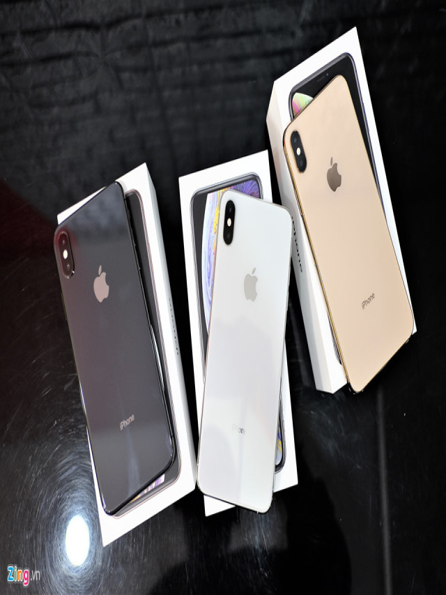 iPhone Xs Max có bao nhiêu màu được bán ra tại Việt Nam