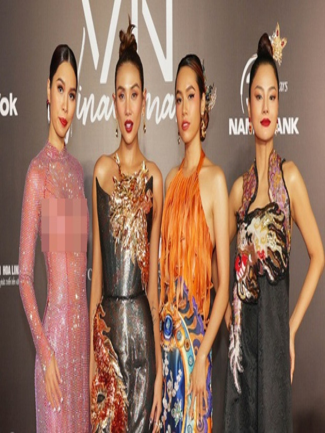 Siêu mẫu Hà Anh lại bị chỉ trích sau sự cố mặc áo dài phản cảm