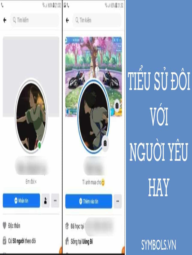 Tiểu sử đôi với người yêu trên Facebook, những tiểu sử FB hay về tình yêu - Trường ﻿Trung Cấp Nghề Thương Mại Du Lịch Thanh Hoá