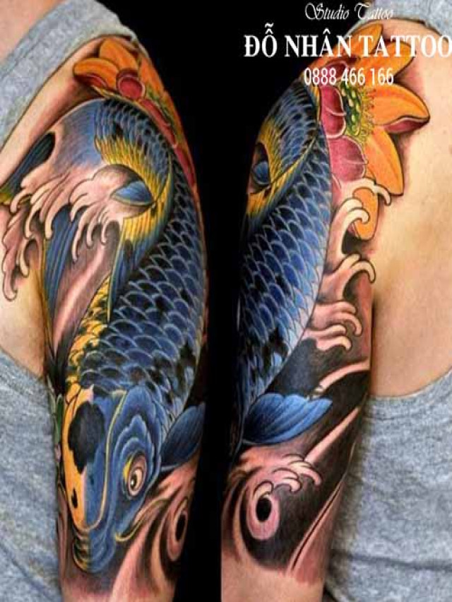 Tổng hợp 50 hình xăm cá chép đẹp nhất - Đỗ Nhân Tattoo