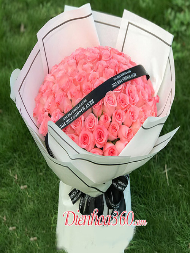 Top 10 mẫu bó hoa 99 bông hồng đẹp nhất Tặng vợ tặng người yêu