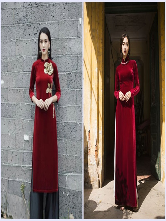 Top 5 mẫu áo dài Tết 2022 Sang và Đẹp dành cho chị em