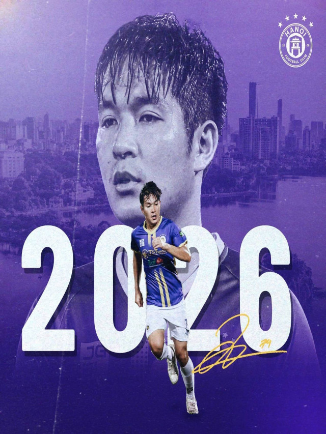 Trương Văn Thái Quý gia hạn hợp đồng với Hà Nội FC đến năm 2026