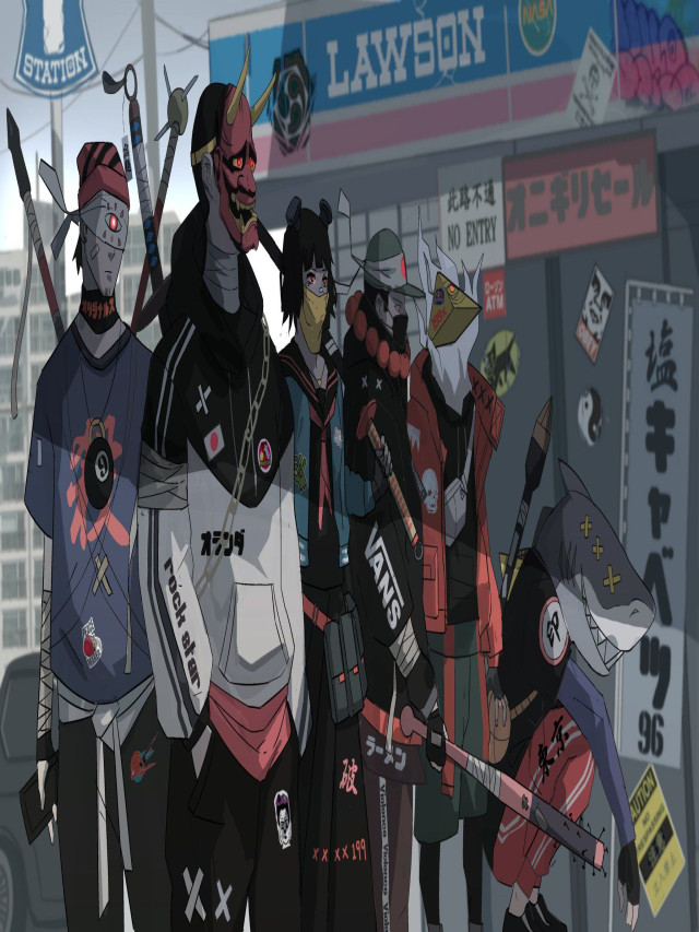 Urban ninja, anime, art wallpaper (Hình Nền Đẹp) - KTHN