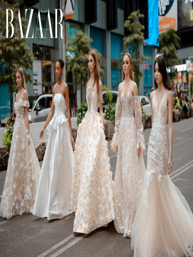 Váy cưới của NTK Trần Phương Hoa toả sáng trên đường phố New York