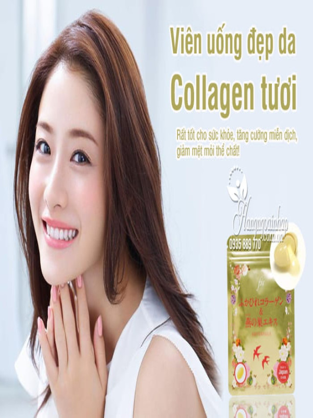 Viên uống đẹp da Collagen tươi của Nhật 30 viên, giá đại lý