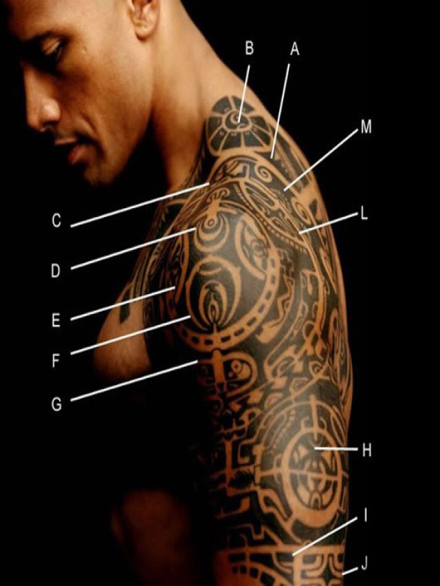 Ý nghĩa những hình xăm của gã khổng lồ "THE ROCK" - LUCKYtattoo.vn